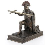 Roman Commander - Abrecartas arrodillado con diseño de estatua de bronce