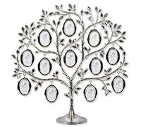 Roman Elegante marco de fotos de metal con árbol genealógico de 30,5 x 30,5 cm