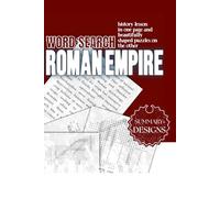 Roman Empire word search: Different shaped word searches and history summary about rome for adults, 166 pages