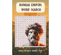 Roman Empire Word Search: Word Searches with Easy to Read Print about Roman Empire, Rome, Caesar | 6x9 inches, 110 pages | 50+ Puzzles ... Gift for Vacations, Holidays, and Free Times