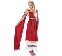 Roman Empress Ladies Fancy Dress Ancient Greek Grecian Womens Adults Costume