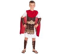 Roman Gladiator Boys Fancy Dress Grecian Warrior Soldier Kids Childrens Costume