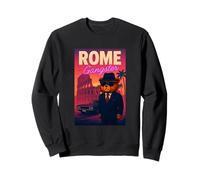 Roman Italian Teddy Bear Gangster Mafia Illustration Graphic Sudadera