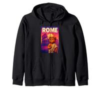 Roman Italian Teddy Bear Gangster Mafia Illustration Graphic Sudadera con Capucha