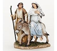 La Posada 10729 - Figura de María y José con Burro (20,3 cm)