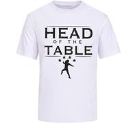 Roman Reigns Head of The Table Men's Cotton T-Shirt White Shirt Top tee M