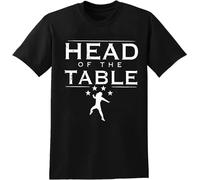 Roman Reigns Head of The Table Unisex 100% Cotton Short-Sleeve T-Shirts Black M