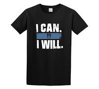 Roman Reigns I Can I Will Unisex 100% Cotton Short-Sleeve T-Shirts Black S