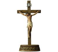 Roman Renaissance Collection Joseph's Studio, colección de cruz y crucifijo, 8.5 pulgadas de alto, juego de 2 piezas de CRUCIFIX, decoración del hogar, regalo devoto, inspiración oradora (2 x 6 x 8)