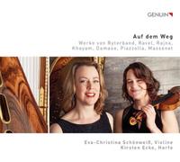 Schönweiß, Ecke – Auf dem Weg. Música para violín y arpa – Walter Genuin