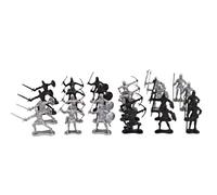 Roman Soldier Figure Set - Medieval Soldier Toy Model, Small Action Figure, 6cm Height + ABS Body, Durable Synthetic Polymer - For History Collection & Display