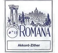 Romana Akkordzither-Saiten Satz 6 Akkorde a 4 Saiten + 25 Melodie, einfach-chörig