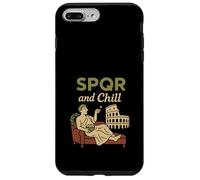 Romana Historia SPQR Julio César Latino Meme Idea de Regalo Carcasa para iPhone 7 Plus/8 Plus