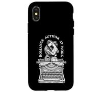 Romance Autor en el trabajo Máquina de escribir vintage Novelista Escritor Carcasa para iPhone X/XS