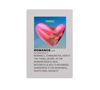 Romance by Fontaines D.C. - Lienzo impermeable para pared, impresión HD resistente a los rayos UV, apto para salas de estar y pasillos, ideal como regalo, estilo sin marco, 30 x 45 cm