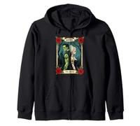 Romance Frankenstein The Lovers, Tarot Vintage Vibe, Halloween Sudadera con Capucha