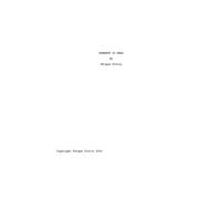 ROMANCE IS DEAD: An Original Screenplay