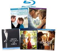 Romance Movie Collection: Nights in Rodanthe / The Best of Me / The Longest Ride / Safe Haven / Fifty Shades of Grey [Blu-ray] Region 1/A