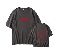 Romance:Untold Album Camisetas Algodón gráfico Manga Corta Unisex(Agray,2XL)