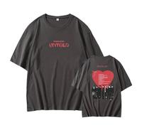 Romance:Untold Camiseta Camisas De Moda Ropa De Conciertos Camisetas Unisex De Verano(Dark Gray,4XL)