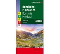 Romania-Moldavia 1:500.000: Romania, Moldavia Road map. Citypläne. Ortsregister. Touristische Informationen: AK 0905 (Auto karte)