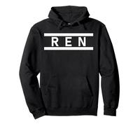 Romanización con Texto en inglés REN len con Texto Latino Sudadera con Capucha