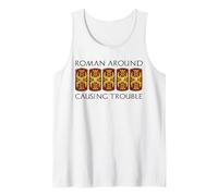 Romano Alrededor de legiones Romanas Divertidas Camiseta sin Mangas