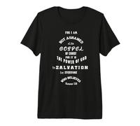 Romanos 1 16 Porque no me avergüenzo del Evangelio de Cristo Camiseta Premium