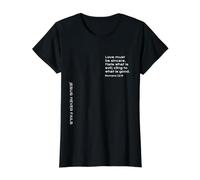 Romanos 12, 9, El Amor Debe ser sincero, Odio el Mal, Cristiano Camiseta gráfica económica, Mujer, Negro, M