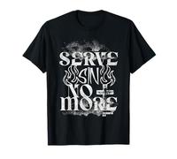 Romanos 6 Serve Sin No More Versículo de la Biblia Católica Camiseta