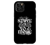 Romanos 6 Serve Sin No More Versículo de la Biblia Católica Carcasa para iPhone 11 Pro