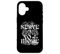 Romanos 6 Serve Sin No More Versículo de la Biblia Católica Carcasa para iPhone 16