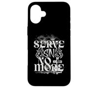 Romanos 6 Serve Sin No More Versículo de la Biblia Católica Carcasa para iPhone 16 Plus