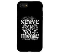 Romanos 6 Serve Sin No More Versículo de la Biblia Católica Carcasa para iPhone SE (2020) / 7/8