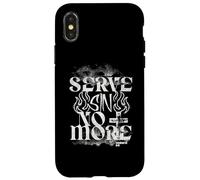 Romanos 6 Serve Sin No More Versículo de la Biblia Católica Carcasa para iPhone X/XS