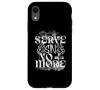 Romanos 6 Serve Sin No More Versículo de la Biblia Católica Carcasa para iPhone XR