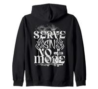 Romanos 6 Serve Sin No More Versículo de la Biblia Católica Sudadera con Capucha