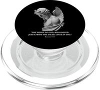 Romanos 8:11 Diseño de ángeles: el espíritu de Dios vive en ti PopSockets PopGrip para MagSafe