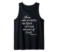 Romanos 8 14 Aquellos Que Son guiados por la Biblia de Las Escrituras del Espíritu Camiseta sin Mangas