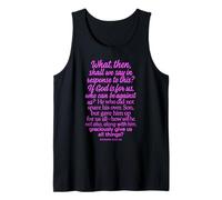 Romanos 8:31 Si Dios es para Nosotros Que Podemos Estar en contra de la Biblia Hijo Camiseta sin Mangas