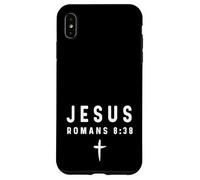 Romanos 8:38 8 38 Fe - Dios Jesús Ángel Demonio Cristiano Carcasa para iPhone XS MAX