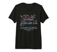 Romans 6:23 Christian Faith Math Equation Salvation Gospel Camiseta Premium