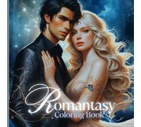 Romantasy Coloring Book (Volume 4): Creative Romantic Fantasy Coloring Pages with Dark Underworlds, Enchanted Gardens, Greek Mythology and More for Teens, Adult (Romantasy Coloring Book Collection)