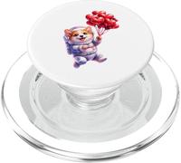 Romantic Corgi Lover Space Art PopSockets PopGrip para MagSafe