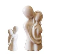 Romantic Couple Figurine - Resin Abstract Art, Love Sculpture Ornament, Romantic Resin Figurine for Modern Home Decor, Abstract Craft Collectible for Bedroom, Living Room, Wedding, Valentines Day