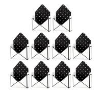 Romantic Envelope Gift Box - Valentines Holiday Wrapping for Mother Girlfriend | Paper with Dots Style Burgundy Red Violet Black White, 10-Piece Pack, Flower Arrangement Holder, Birthday Party