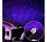 Romantic Galaxy Atmosphere Lights Luminous Ride Car Roof LED Lights,USB Star Projector Night Light, Auto Roof Car Galaxy Projector, Adjustable Car Interior Ceiling USB Star Night Light- Plug and Play