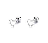 Romantic Hollow Heart Love Stud Earrings For Women Wedding
