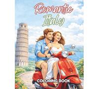 Romantic Italy Coloring Book