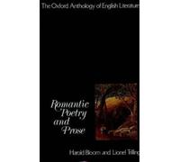 Romantic Poetry and Prose (Tapa blanda) Oxford Anthology of English Literature